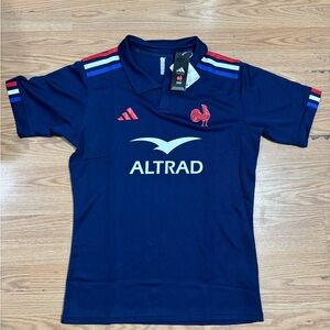 Adidas Dark Blue Jersey with Red and Blue Accents
